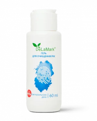 Hand sanitizer gel with antibacterial properties, 60 ml