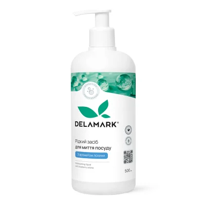 Dishwashing Liquid DeLaMark with blueberry aroma, 0,5l