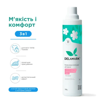 Fabric Softener DeLaMark Fruit Aroma, 0,75l